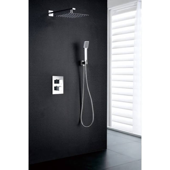 ENSEMBLE DE DOUCHE ENCASTRE CHROME GPC009