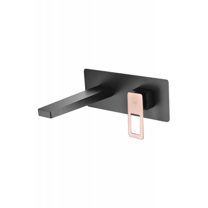 MITIGEUR MONOCOMMANDE NOIR MAT DORE ROSE BDC032-4NOR