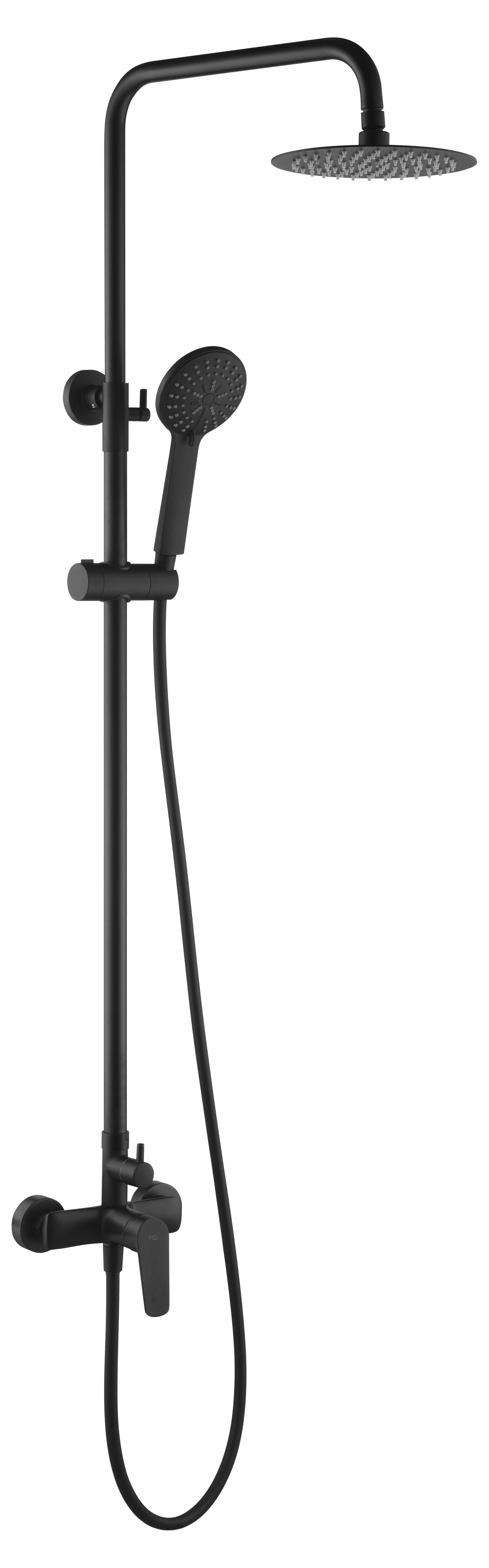ENSEMBLE  DE DOUCHE EN ACIER INOX NOIR MAT BDZ044/NG
