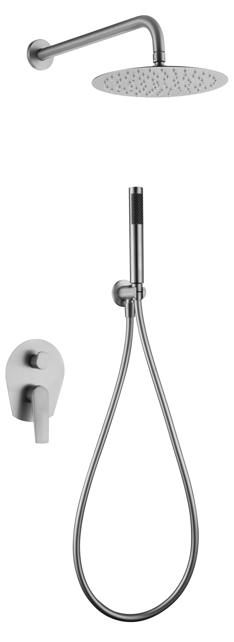 ENSEMBLE DE DOUCHE ENCASTRE INOX GPD055/AC