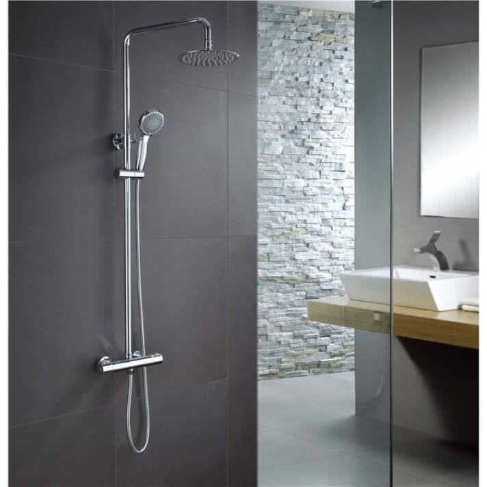 ENSEMBLE DE DOUCHE CHROME BTL011