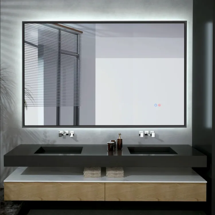 MIROIR CALIFORNIA  NOIR MAT