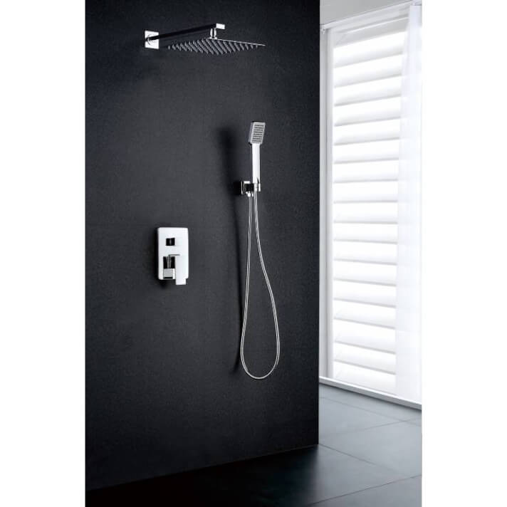 ENSEMBLE DE DOUCHE ENCASTRE CHROME GPE006