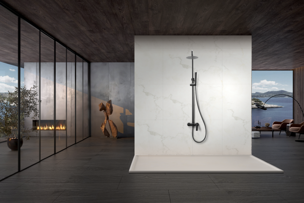 ENSEMBLE DE DOUCHE BLACK GUN METAL BDD055/BGM