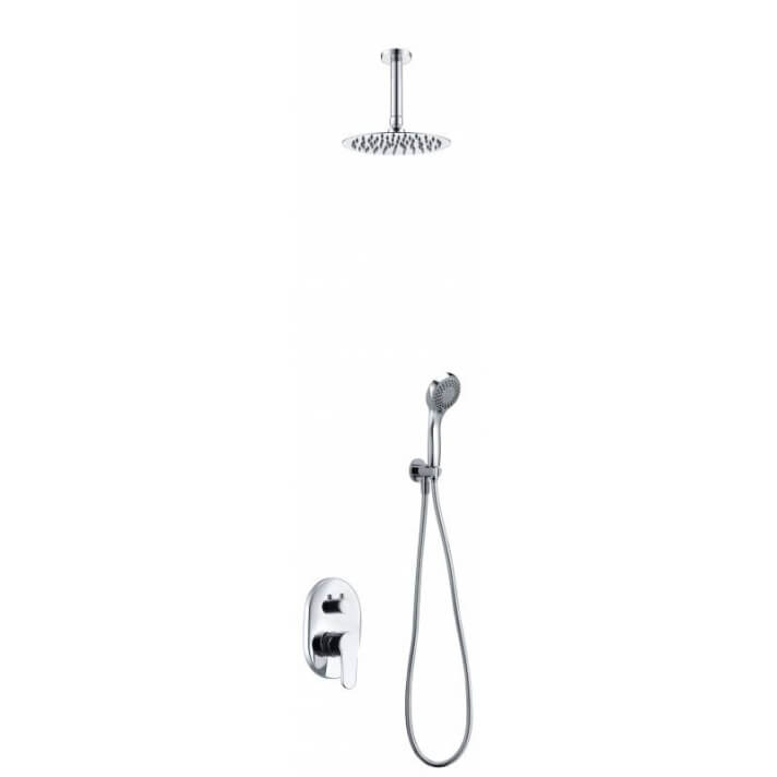 ENSEMBLE DE DOUCHE ENCASTRE CHROME GT003