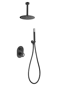 ENSEMBLE DE DOUCHE ENCASTRE NOIR MAT GTV038/NG