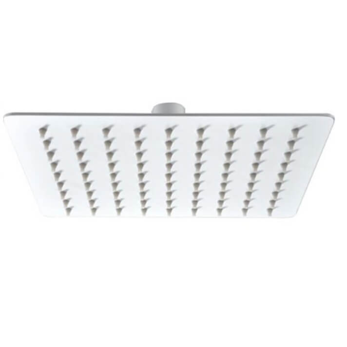 TETE DE DOUCHE 25 X 25 BLANC MAT RDC003/BL