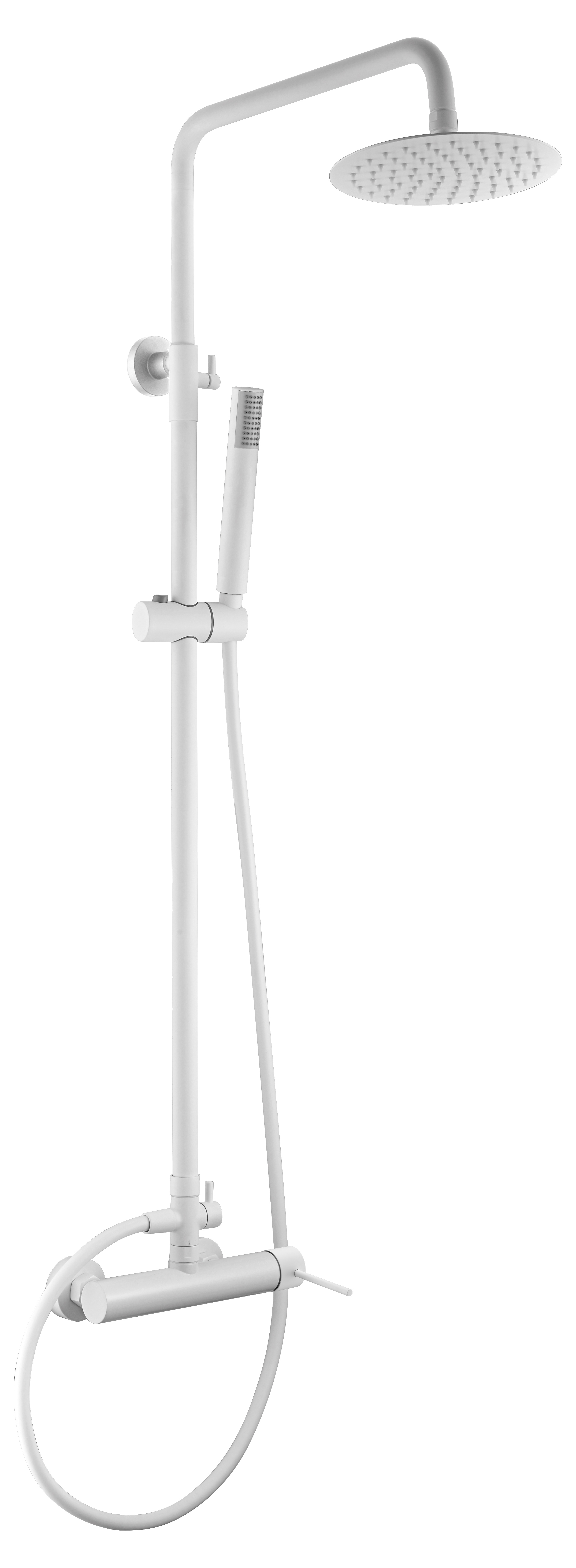 ENSEMBLE DE DOUCHE BLANC MAT BDYS045/BL