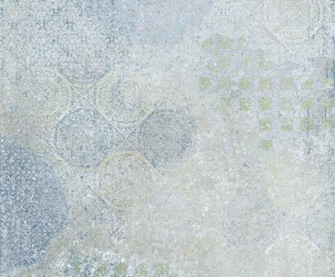BOHEMIAN BLUE NATUREL 100X100
