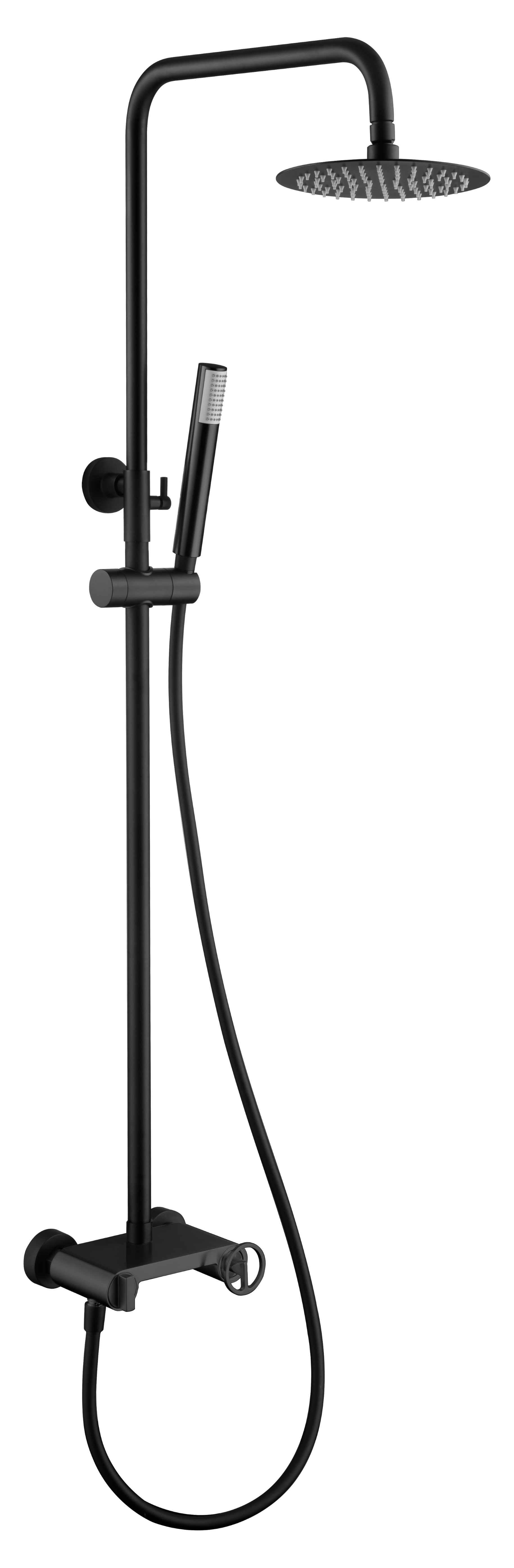 ENSEMBLE DE DOUCHE NOIR MAT BDC033/NG