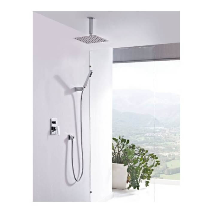 ENSEMBLE DE DOUCHE ENCASTRE CHROME GT006