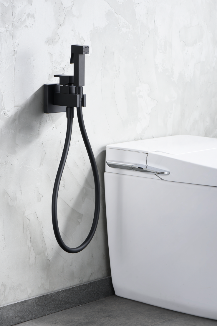 MITIGEUR ENCASTRE POUR BIDET NOIR MAT RDM003/NG
