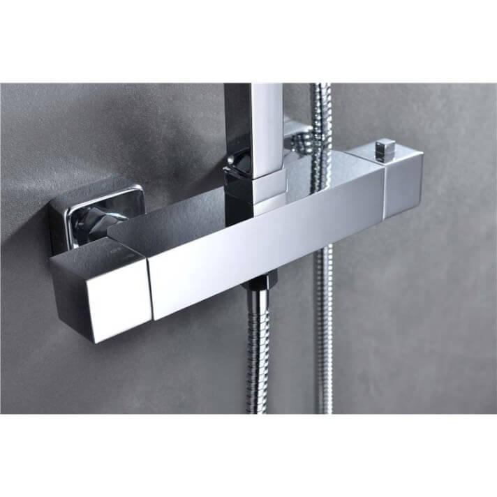 ENSEMBLE DE DOUCHE THERMOSTATIQUE CHROME BTV013