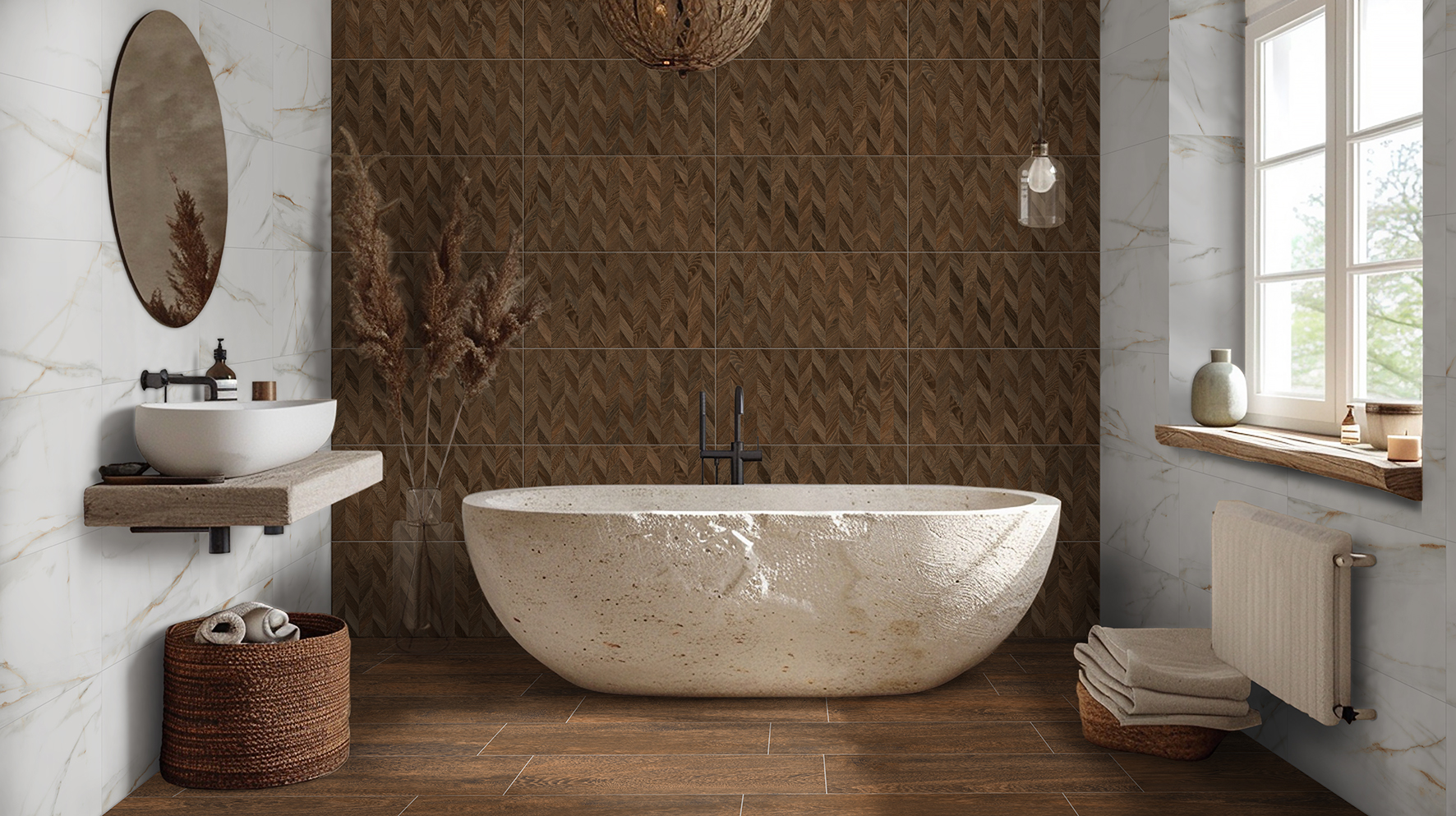 WOOD ESPIGA OAK 30X60