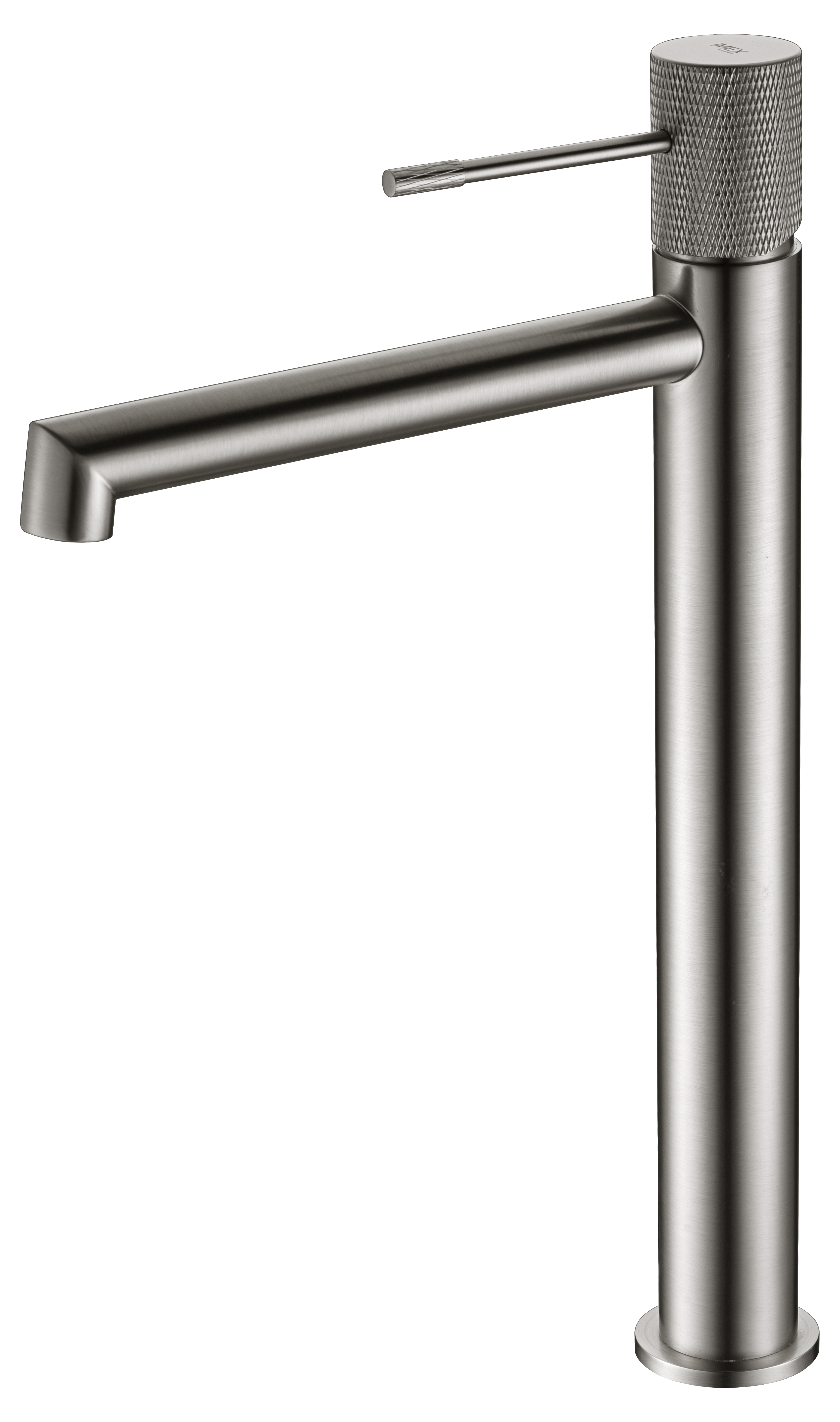 MITIGEUR MONOCOMMANDE BEC HAUT NICKEL BROSSE BDD038-3NQ