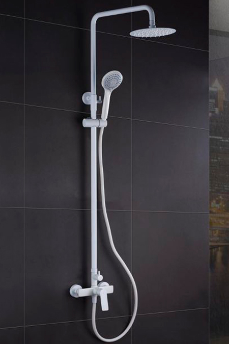 ENSEMBLE DE DOUCHE BLANC MAT BDX023/BL