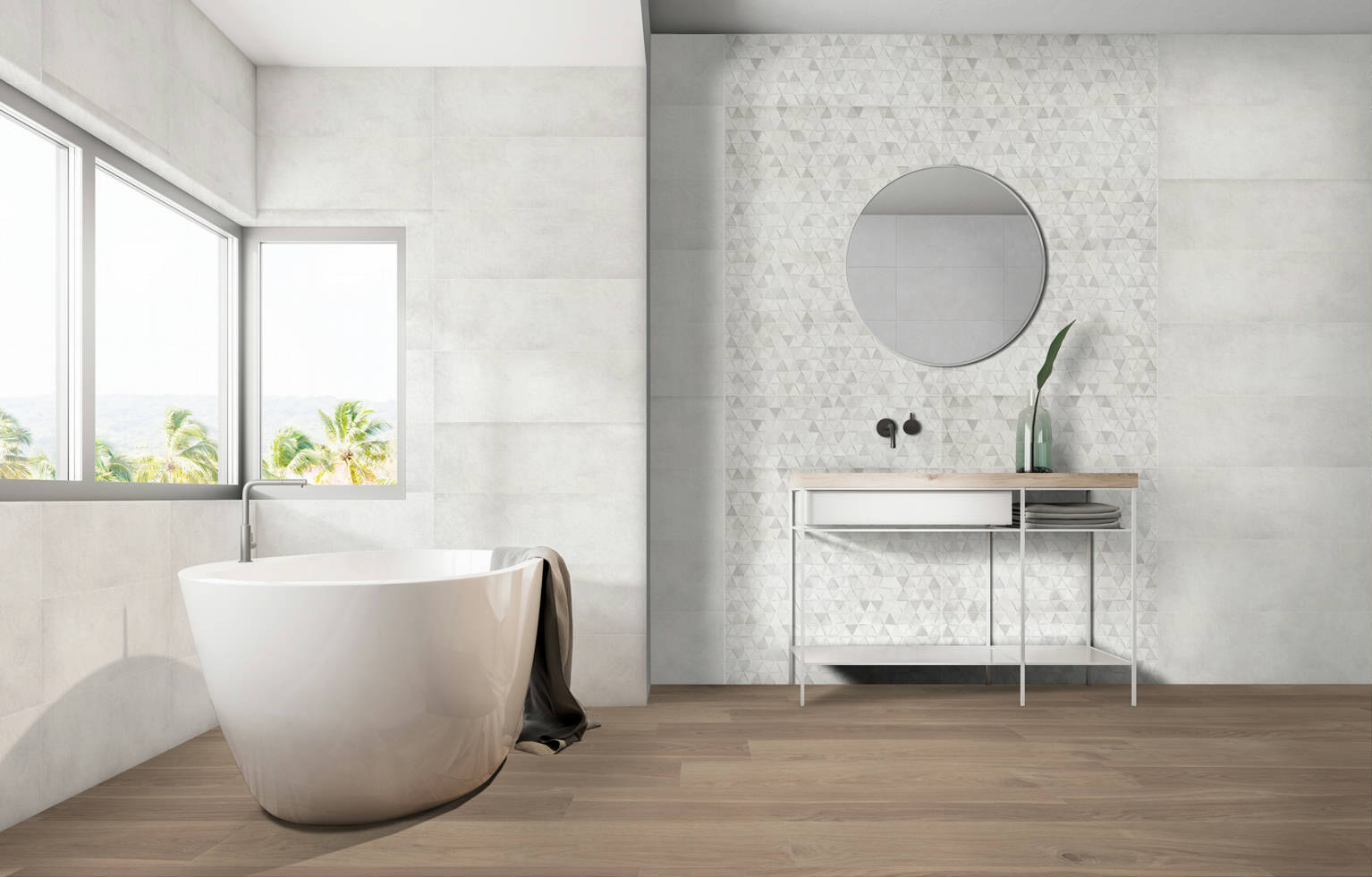 LUSTRE TRI GRIS 30X90