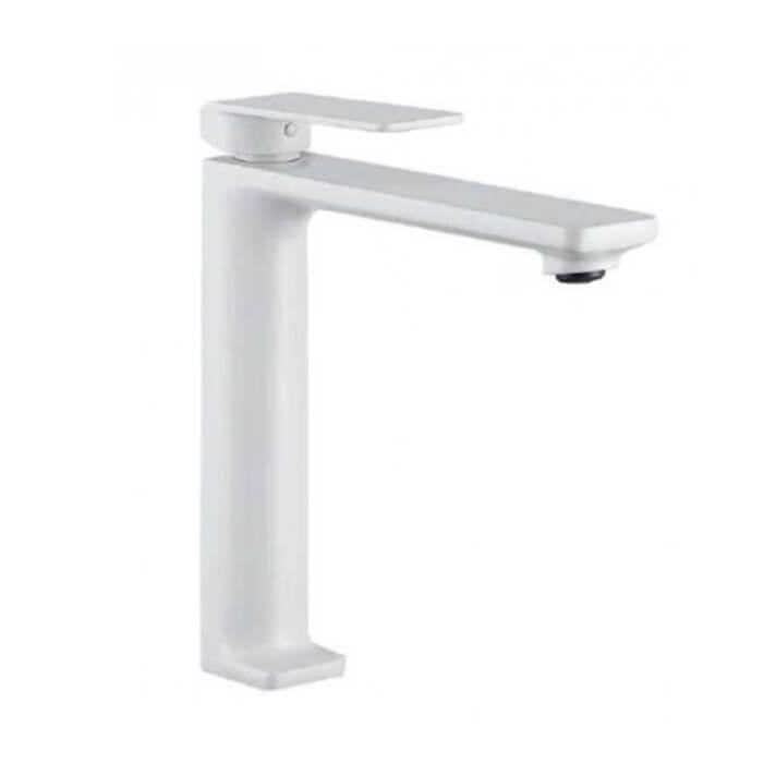 MITIGEUR MONOCOMMANDE BEC HAUT BLANC MAT BDF016-3BL