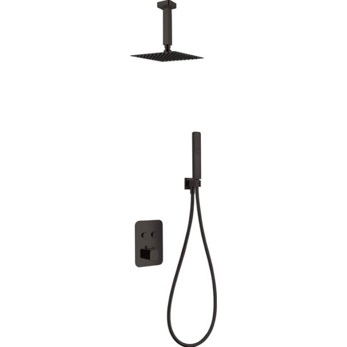ENSEMBLE DE DOUCHE ENCASTRE NOIR MAT GTP022/NG