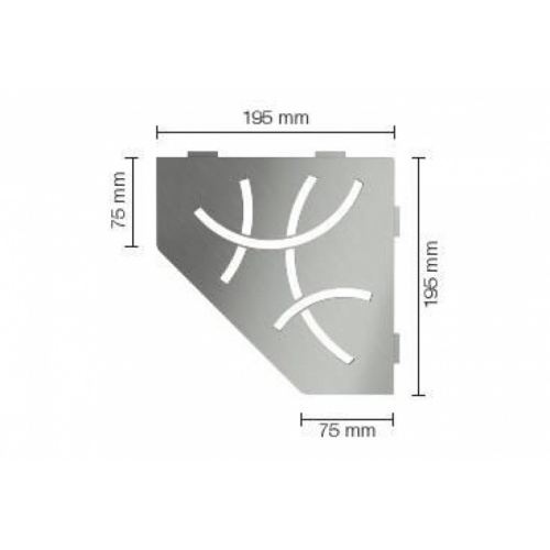 TABLETTE CURVE BLANC MAT