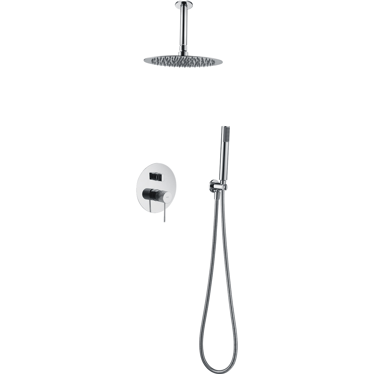 ENSEMBLE DE DOUCHE ENCASTRABLE CHROME GPQ038